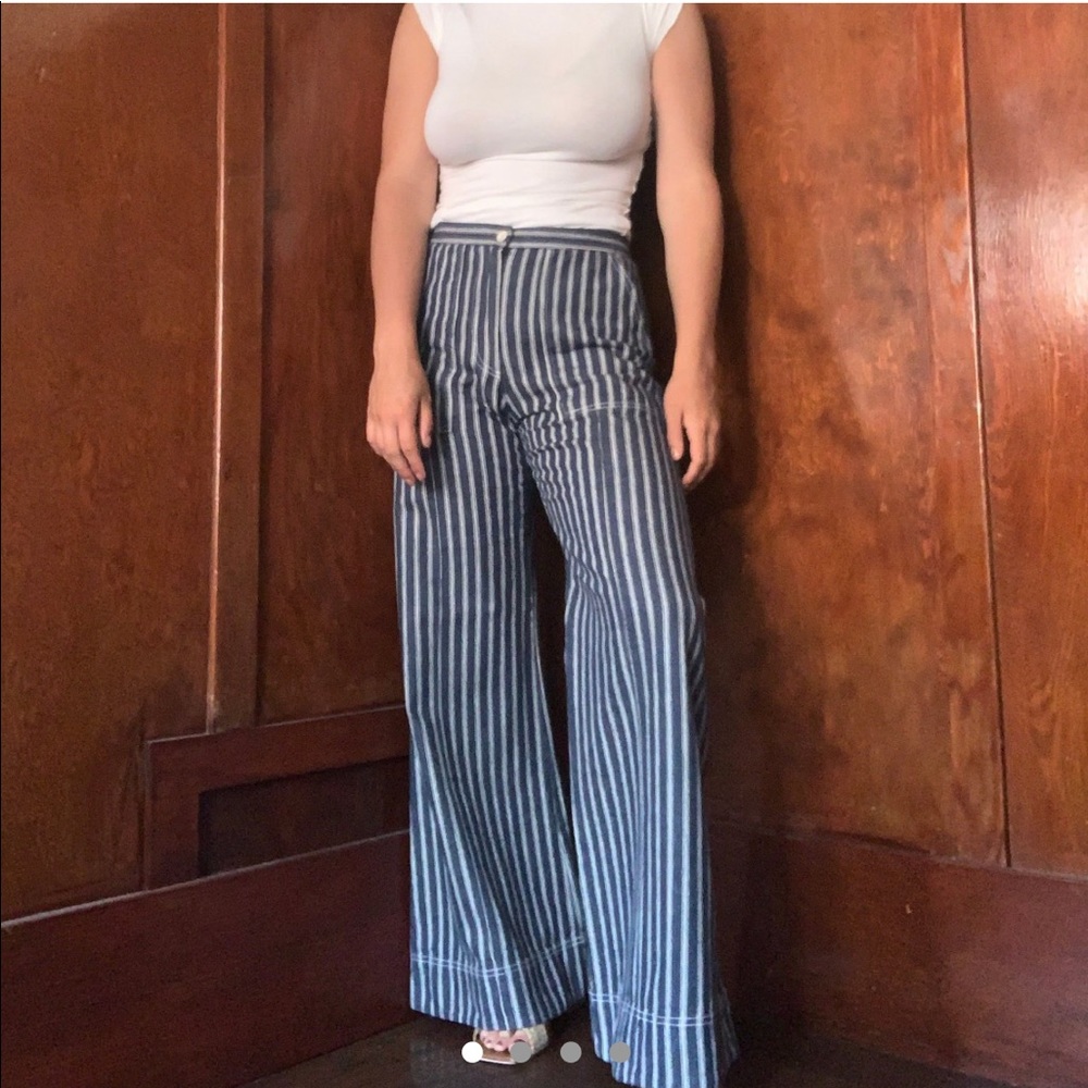 Erika Tanov striped jeans